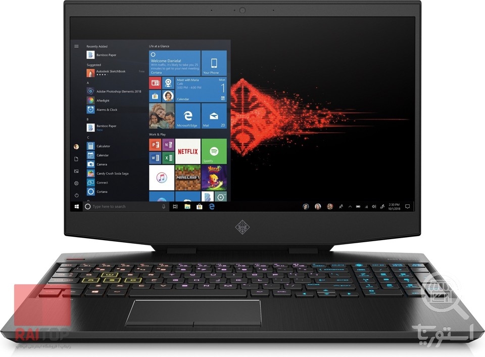 لپ تاپ HP مدل Omen 15-dh1 Core i9 RTX 2080