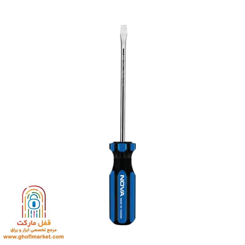 پیچ گوشتی دوسو 150×8 دسته سلولزی تایوان نووا مدل NTS-1710