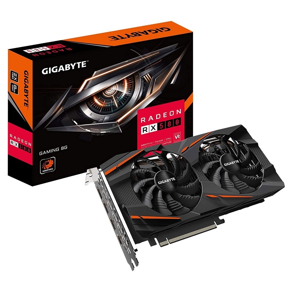 کارت گرافیک گیگابایت RX580 با حافظه 8 گیگابایت