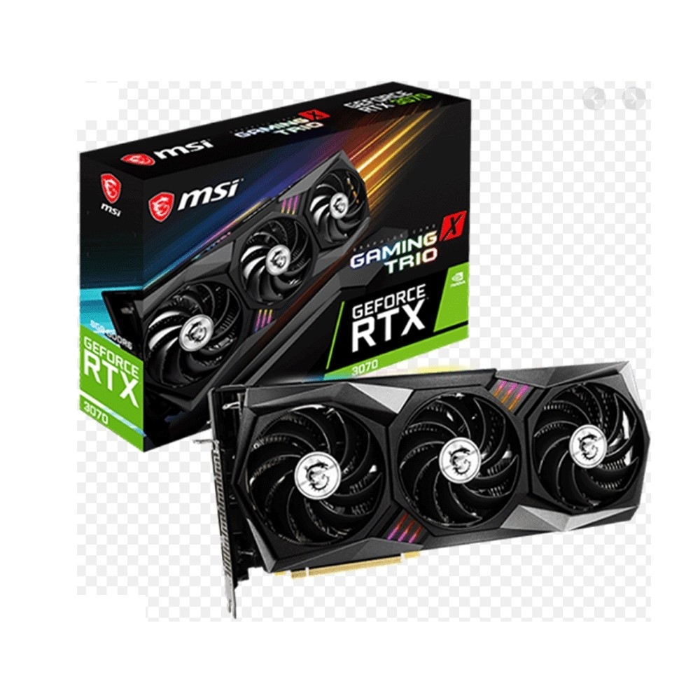 کارت گرافیک گیگابایت MSI GEFORCE RTX-3070 X TRIO با حافظه 8 گیگابایت
