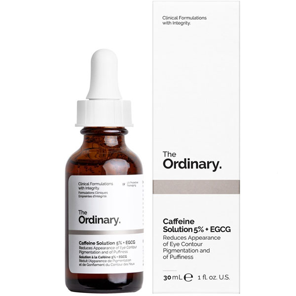 سرم دور چشم ضد تیرگی و پف کافئین 5% اوردینری حجم 30ml