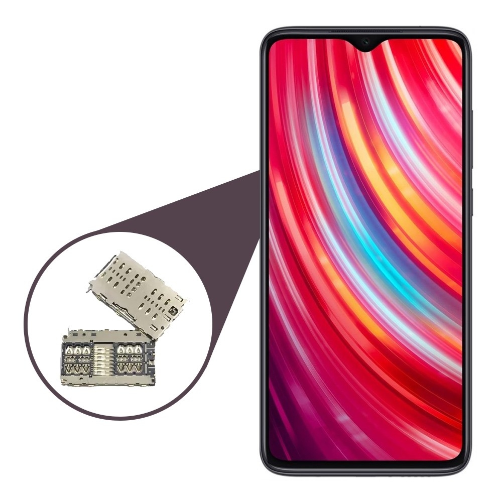 کانکتور سیمکارت مناسب برای گوشی شیائومی Redmi Note 8 Pro