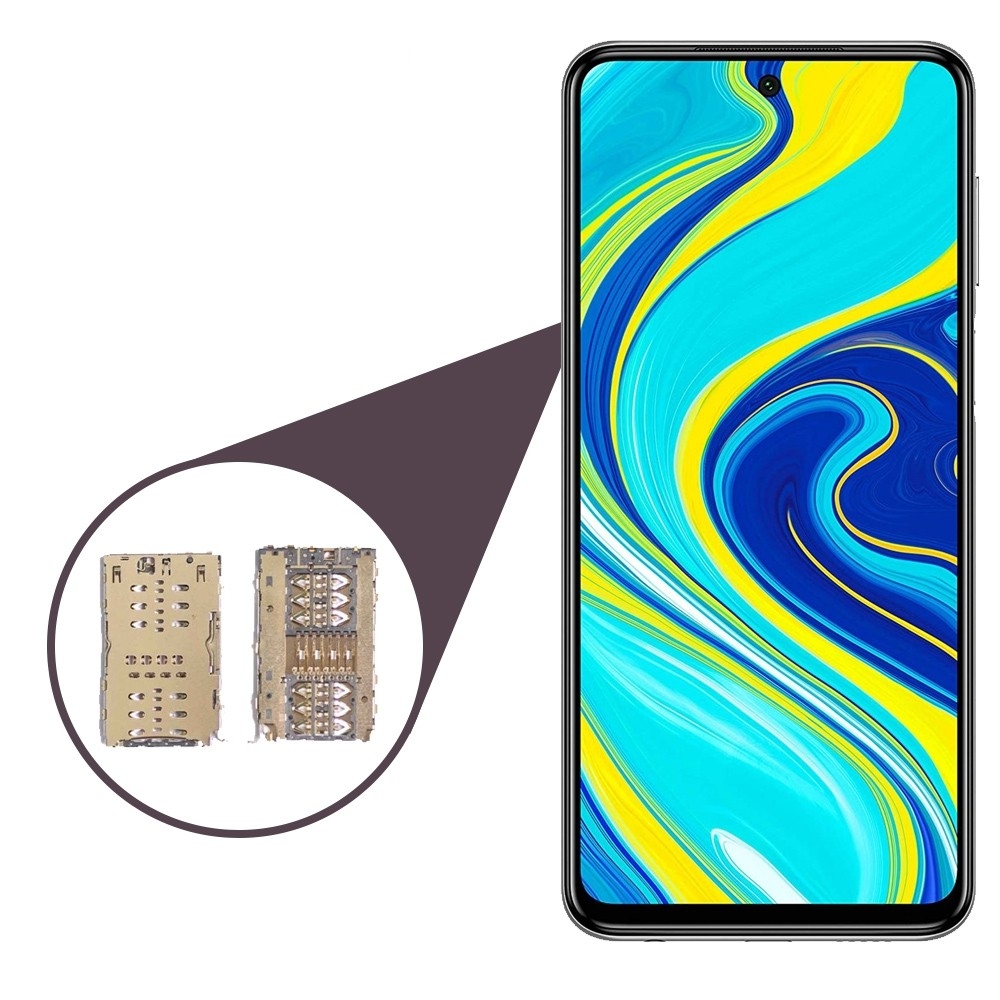 کانکتور سیمکارت مناسب برای گوشی شیائومی Redmi Note 9S