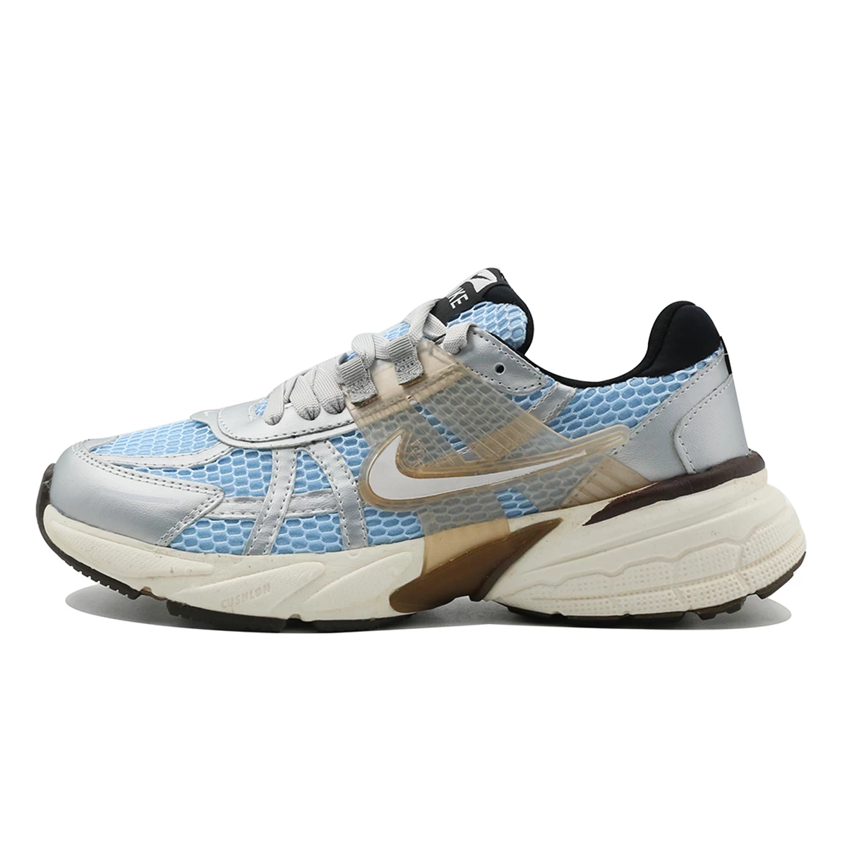 کتانی نایک آبی نقره ای Nike V2k