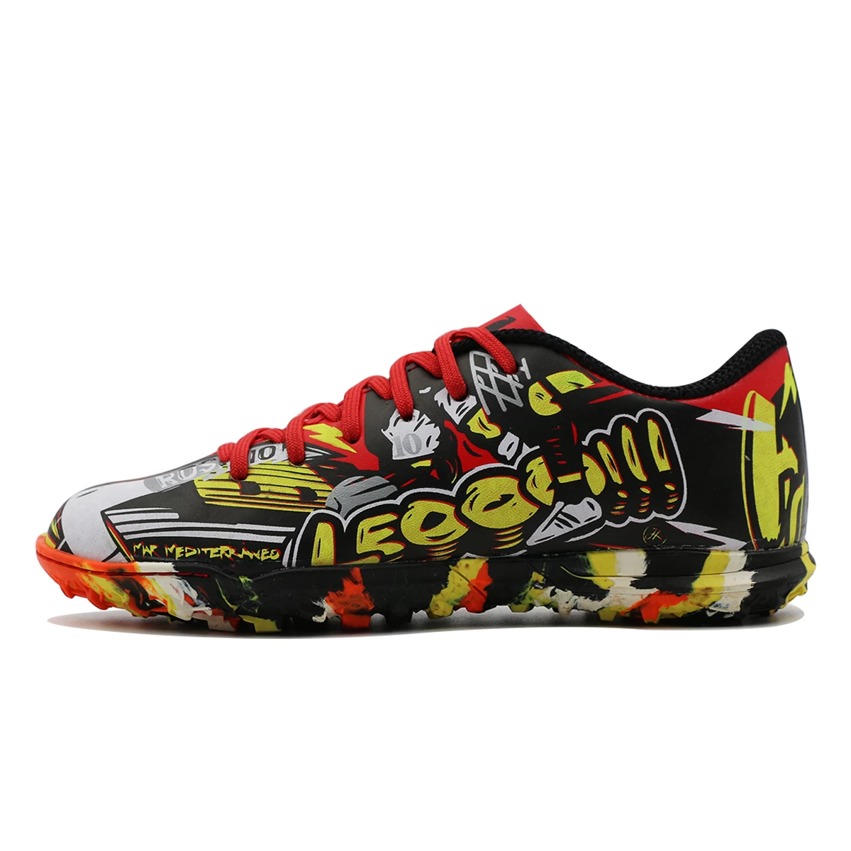 کفش چمن مصنوعی آدیداس Adidas Messi TF Orang Yellow Black