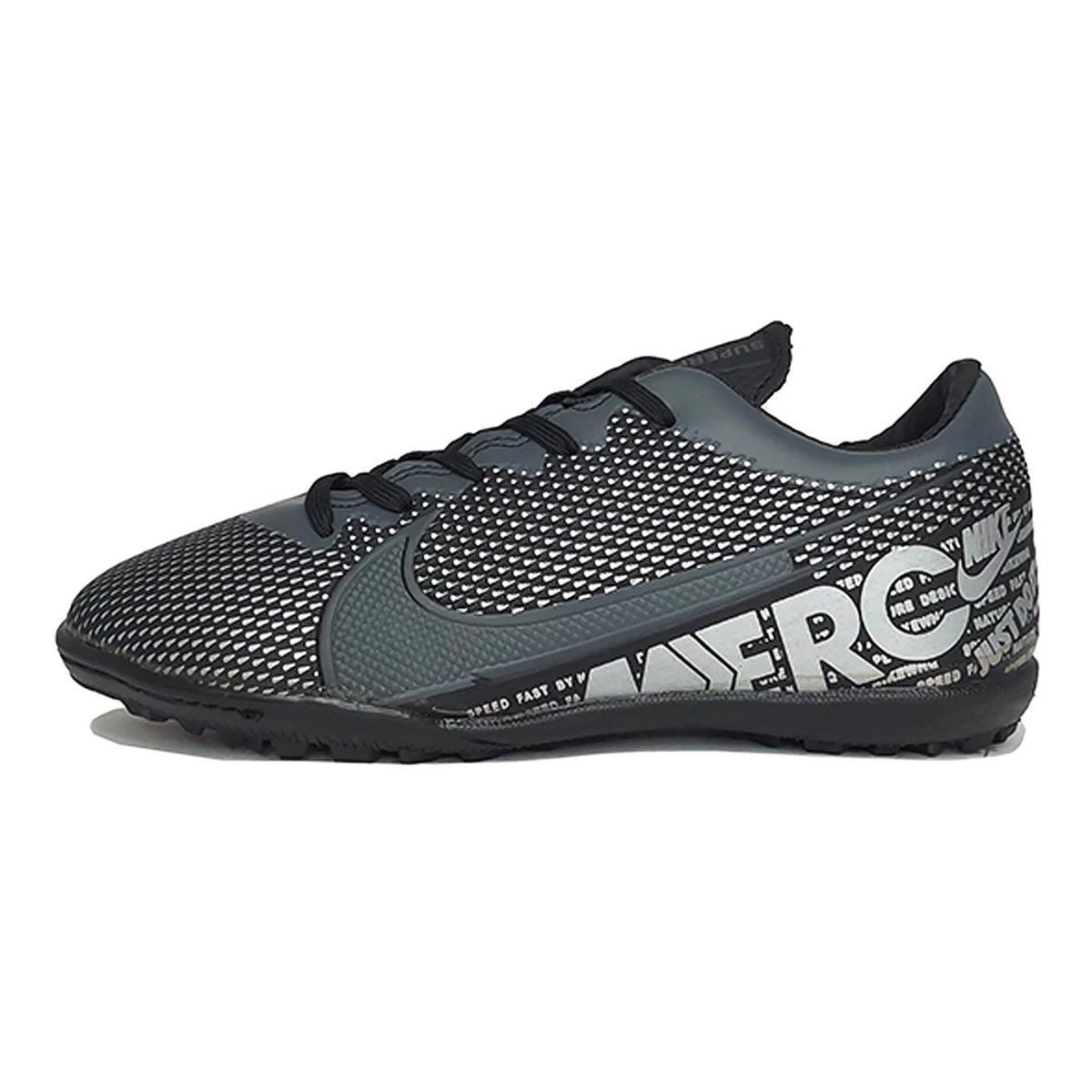 کفش چمن مصنوعی سایز کوچک نایک مرکوریال نقره ای Nike Mercurial Silver