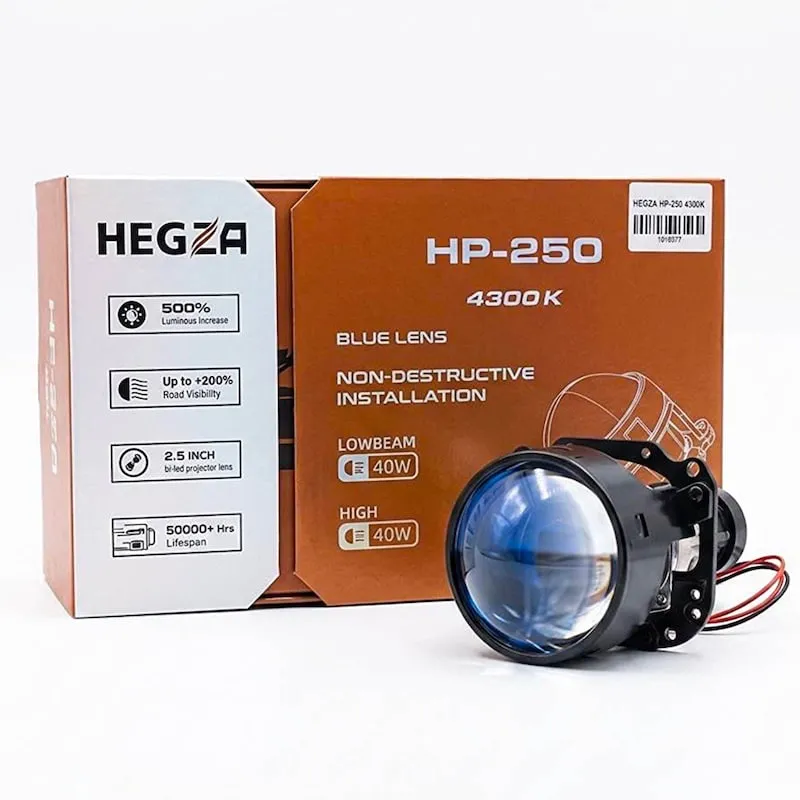 لنز چراغ HEGZA HP-250 آفتابی ۴۳۰۰ کلوین ۲.۵ اینچ