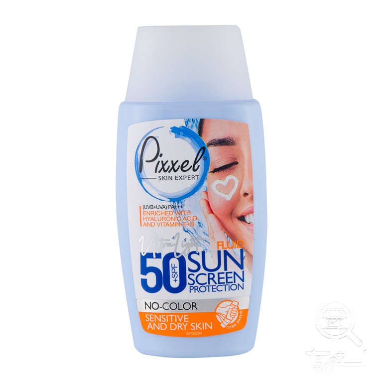 کرم ضد آفتاب بیرنگ پیکسل SPF50 مدل Sensitive مناسب پوستهای خشک و حساس