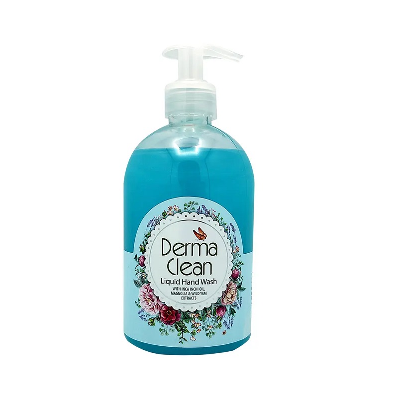 مایع دستشویی صدفی درماکلین با عصاره مگنولیا و وایلد یام Derma Clean Magnolia and Wild Yum Liquid Hand Wash 500ml