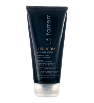 ماسک مو مغذی لافارر حاوی عسل و روغن نارگیل مناسب انواع مو (Lafarrerr Rinse Off Hair Mask for All Hair Types 200ml)