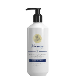 لوسیون بدن فوق مغذی و آبرسان مورینگا امو 2 مناسب پوست خشک و حساس (Moringa Ultra Nourishing And Hydrating Body Lotion No2 300ml)