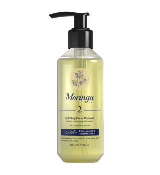 ژل شستشو و آبرسان صورت شماره 2 مخصوص پوست خشک و حساس مورینگا (Moringa Hydrating Facial Cleanser No.2 200ml)