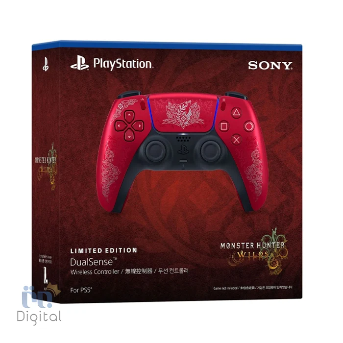 دسته بازی پلی استیشن ۵ مدل DualSense نسخه محدود Monster Hunter Wilds