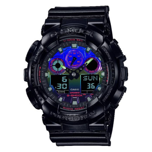 ساعت مردانه کاسیو جی شاک مدل GA-100RGB-1ADR