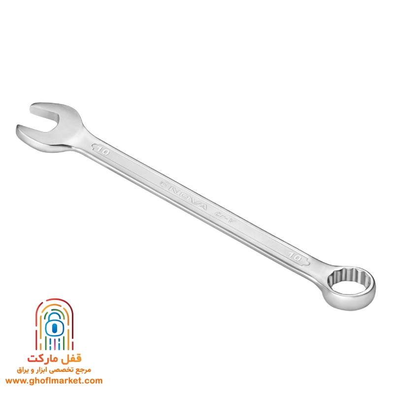 آچار یکسر تخت یکسر رینگی سایز 10 نووا مدل NTS-1021