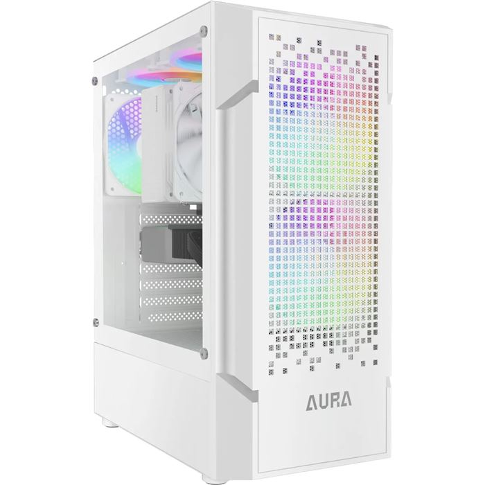 کیس گیم دیاس سفید AURA GC7 COMPACT ARGB
