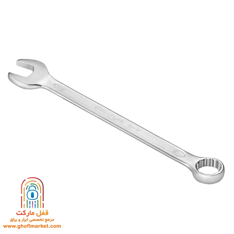 آچار یکسر تخت یکسر رینگی سایز 8 سولید نووا