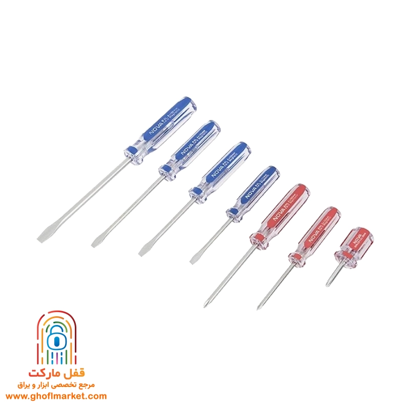 مجموعه 7 عددی پیچ گوشتی نووا مدل NTS- 1015-1