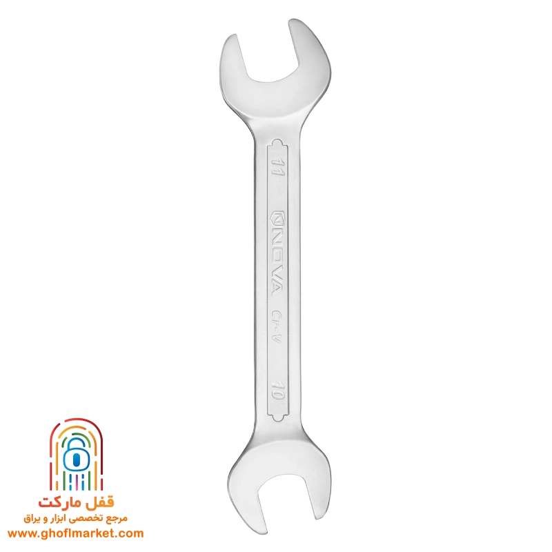 آچار دو سر تخت سایز 11×10 نووا مدل NTS-1057