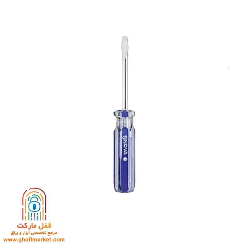 پیچ گوشتی دوسو 150×3 دسته کریستالی نووا مدل NTS-1114