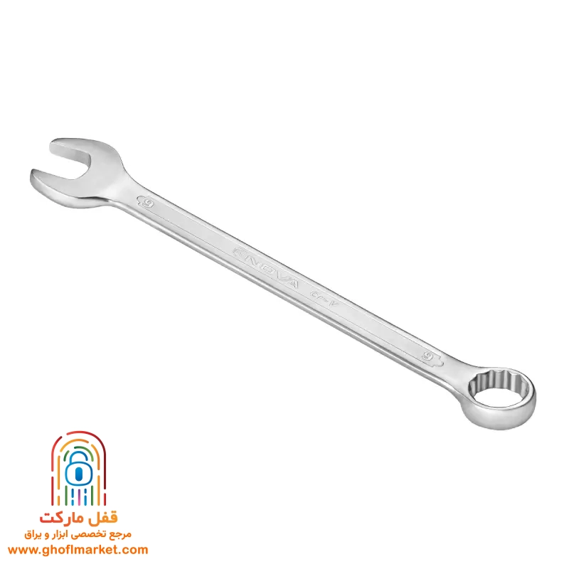 آچار یکسر تخت یکسر رینگی سایز 9 سولید نووا