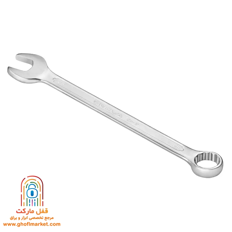 آچار یکسر تخت یکسر رینگی سایز 25 نووا مدل NTS-1036