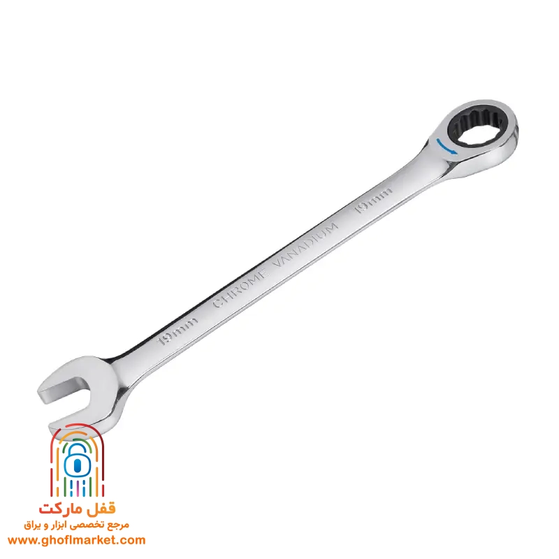 آچار یکسر تخت یکسر جغجغه سایز 19 نووا مدل NTG-1319