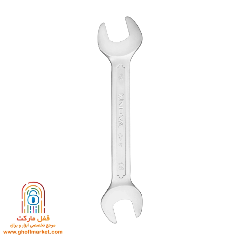 آچار دو سر تخت سایز 15×14 نووا مدل NTS-1059