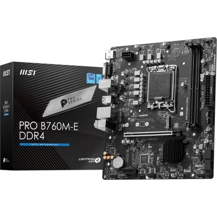 مادربرد ام اس آی MSI PRO B760M-E DDR4