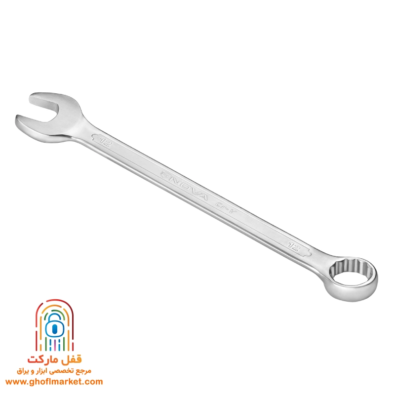 آچار یکسر تخت یکسر رینگی سایز 12 سولید نووا