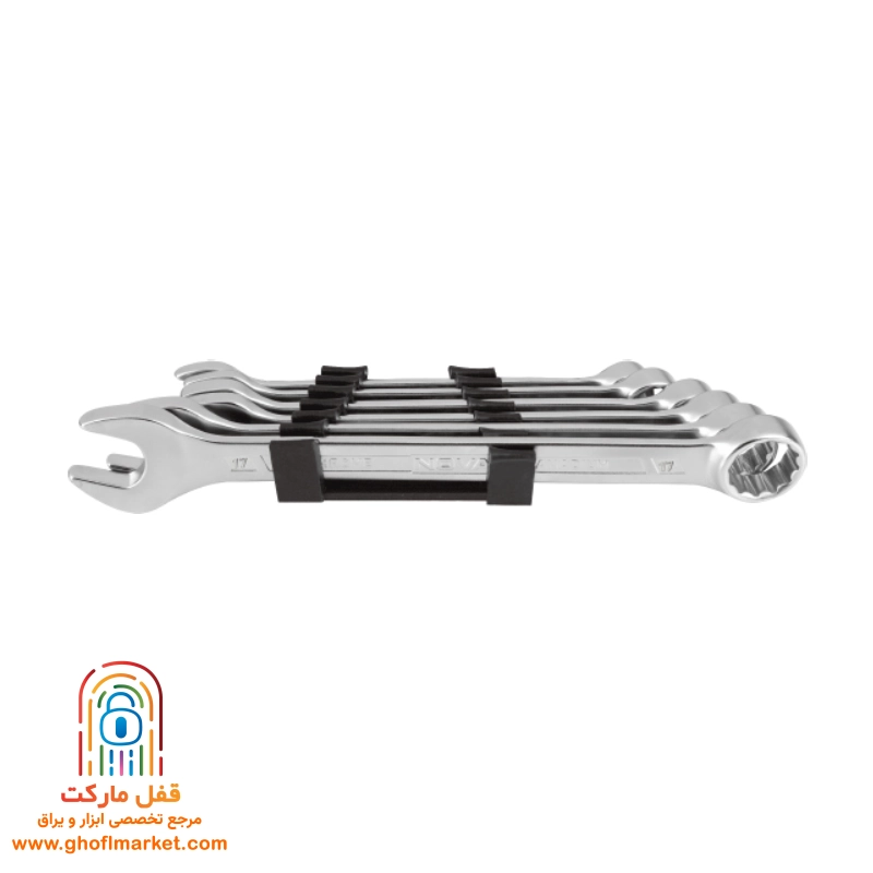 مجموعه 6 عددی آچار یکسر تخت یکسر رینگی نووا سری X-LINE