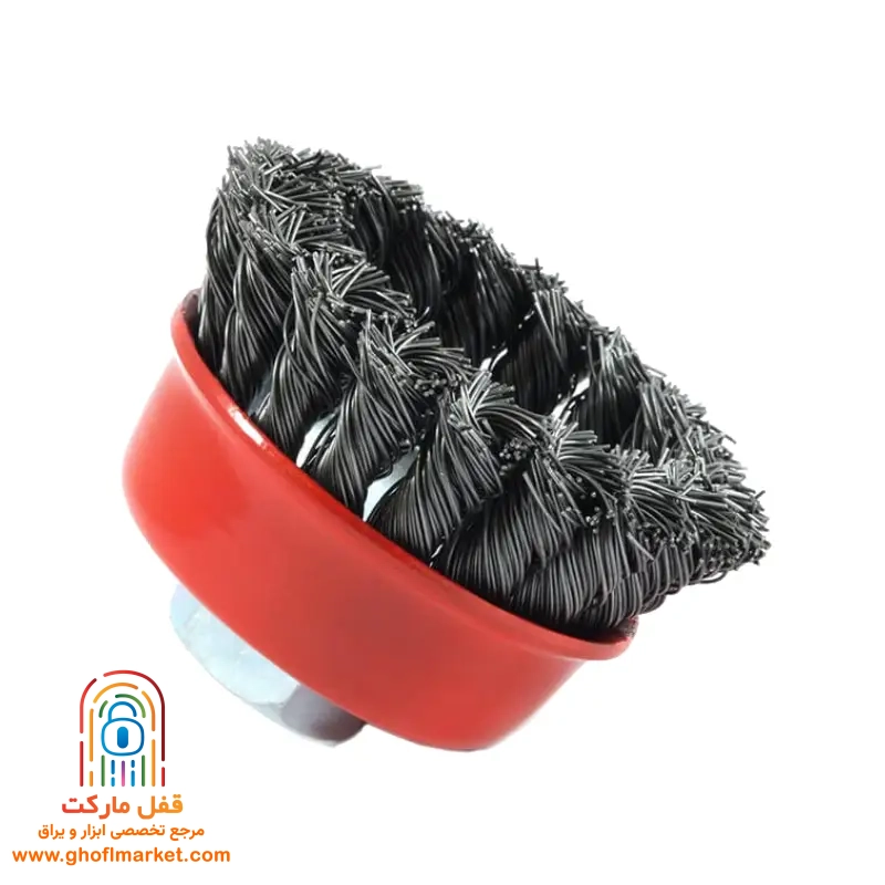 برس کاسه ای بافته 80×20 طوقدار جهان برس مدل 0039