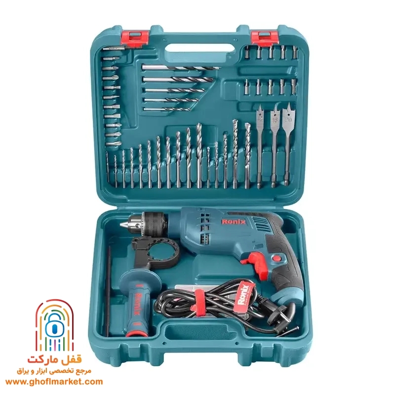 دریل برقی 52 پارچه رونیکس مدل RS-0006