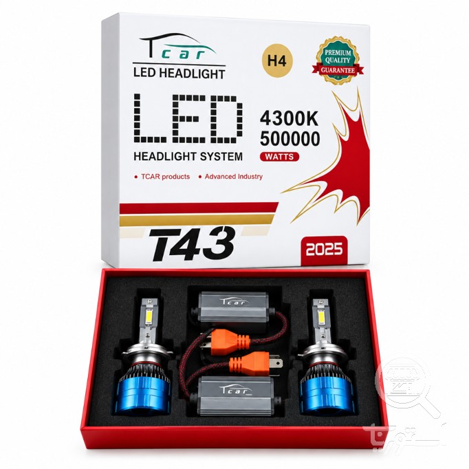 هدلایت تیکار مدل T43 پایه H1 بسته دوعددی