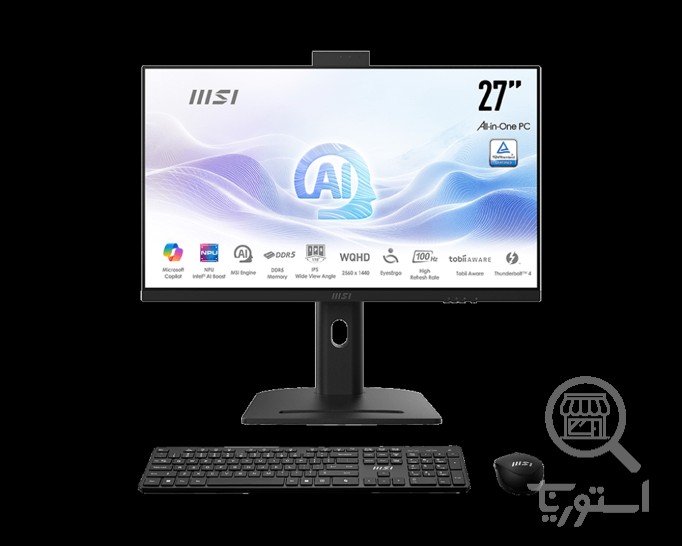 کامپیوتر همه کاره ام اس آی 27 اینچی مدل AM273QP AI 1UM Core Ultra 5 16GB 2TB SSD INTEL