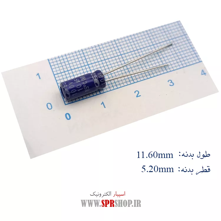 خازن 10MF 100V