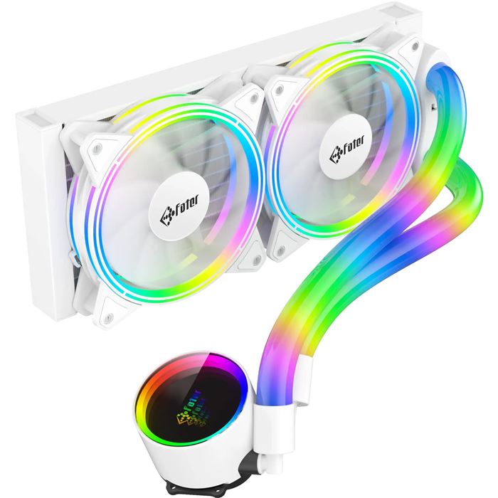 خنک کننده مایع پردازنده فاطر مدل Fater FW-240R2W1 White