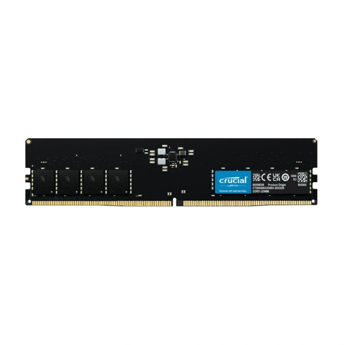 رم کامپیوتر DDR5 تک کاناله 4800 مگاهرتز CL40 کروشیال ظرفیت 8 گیگابایت