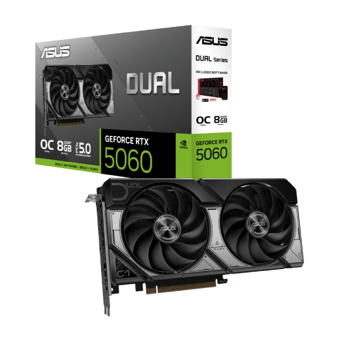 کارت گرافیک ایسوس مدل Dual GeForce RTX 5060 8GB GDDR7 OC Edition