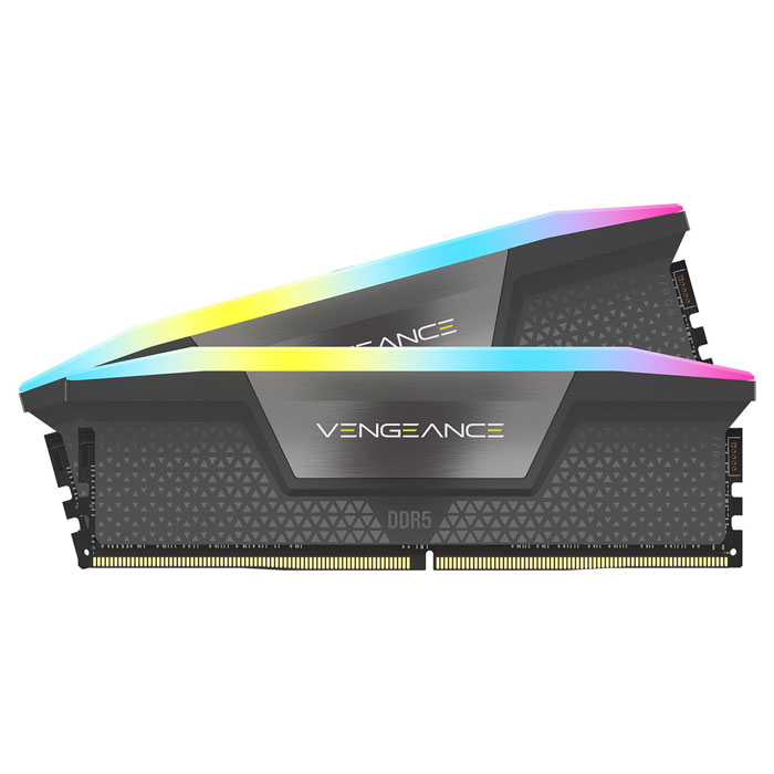 رم دسکتاپ DDR5 دو کاناله 5600 مگاهرتز کورسیر مدل VENGEANCE RGB ظرفیت 64 گیگابایت