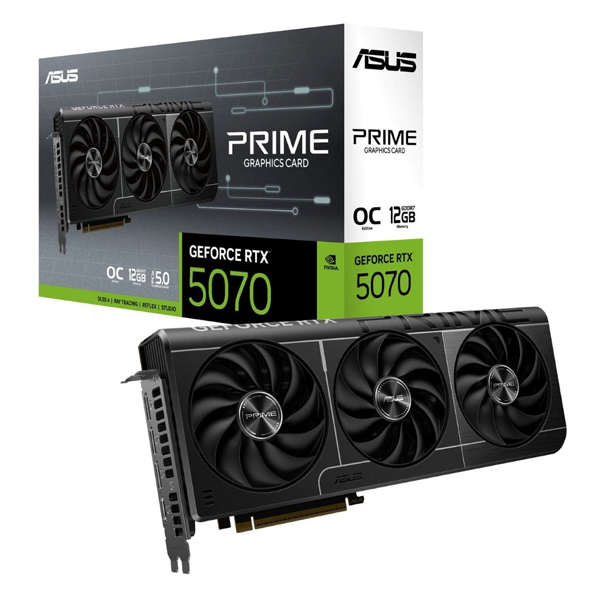 کارت گرافیک ایسوس مدل PRIME RTX 5070 OC حافظه 12 گیگابایت