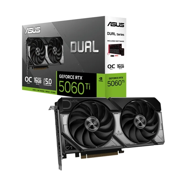 کارت گرافیک ایسوس مدل Dual GeForce RTX 5060 TI OC Edition 16GB GDDR7