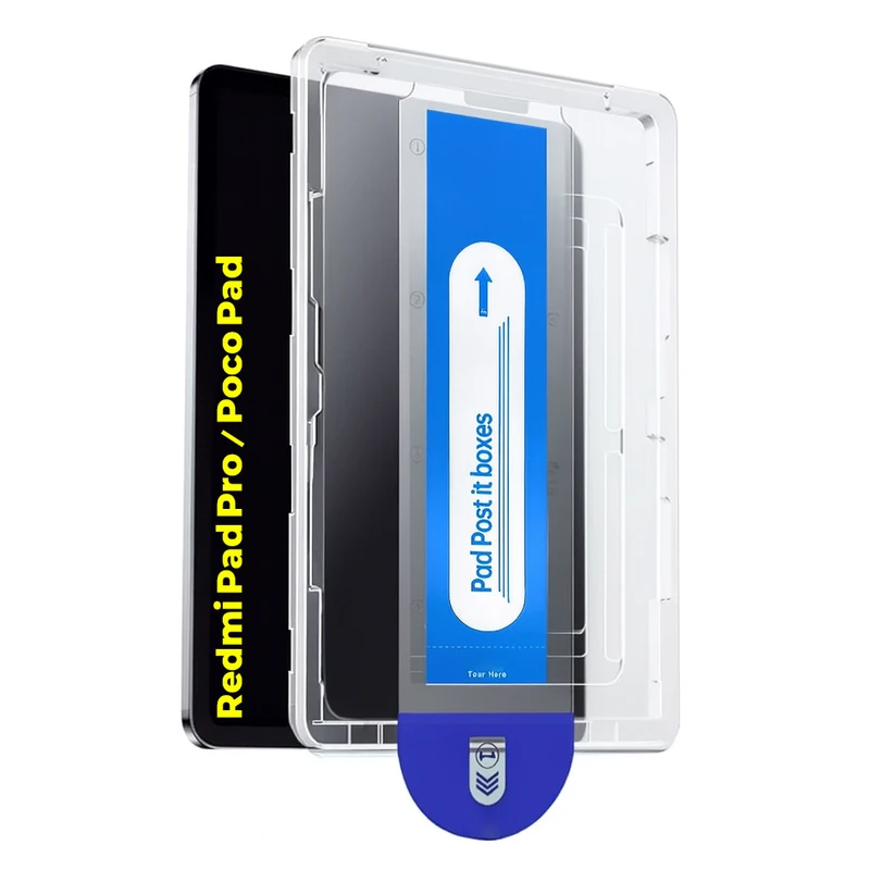 محافظ صفحه نمایش شیشه ای مدل TabG Frame مناسب برای تبلت شیائومی Poco Pad / Redmi Pad Pro 12.1 inch