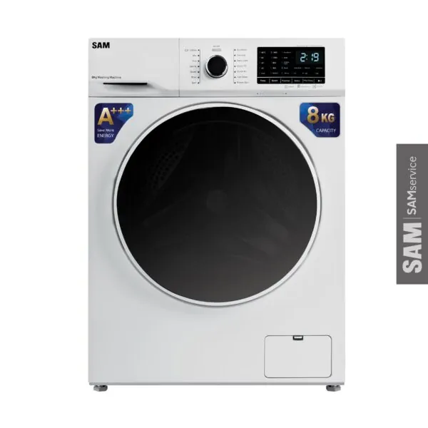 ماشین لباسشویی سام مدل BL-Q1475/W رنگ سفید- پس کرایه