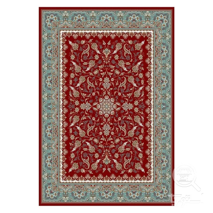 فرشینه مخمل ترک طرح افشان لاکی کد U9-578