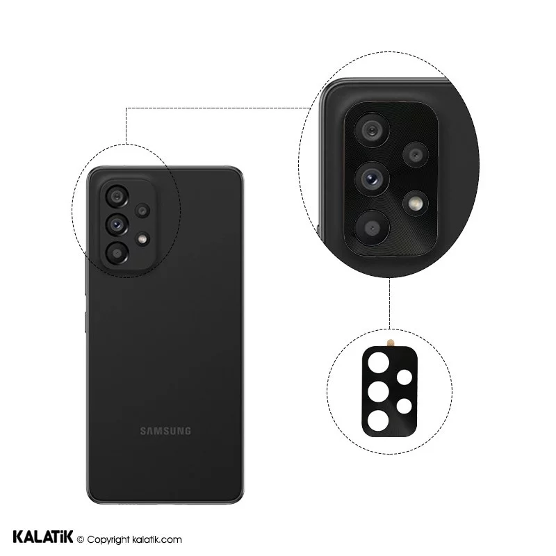 محافظ لنز دوربین AK مناسب برای گوشی موبایل سامسونگ Galaxy A33