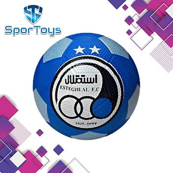 توپ فوتبال لاستیکی سایز 4 استقلال ESTEGHLAL