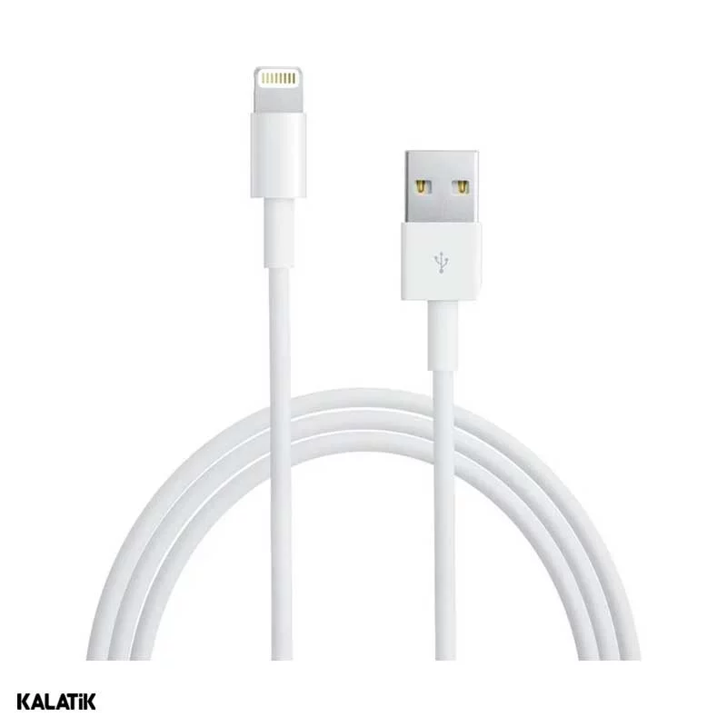 کابل تبدیل USB-A به لایتنینگ اپل 6Line آیفون 7 مدل A1480 به طول 1 متر-شارسل