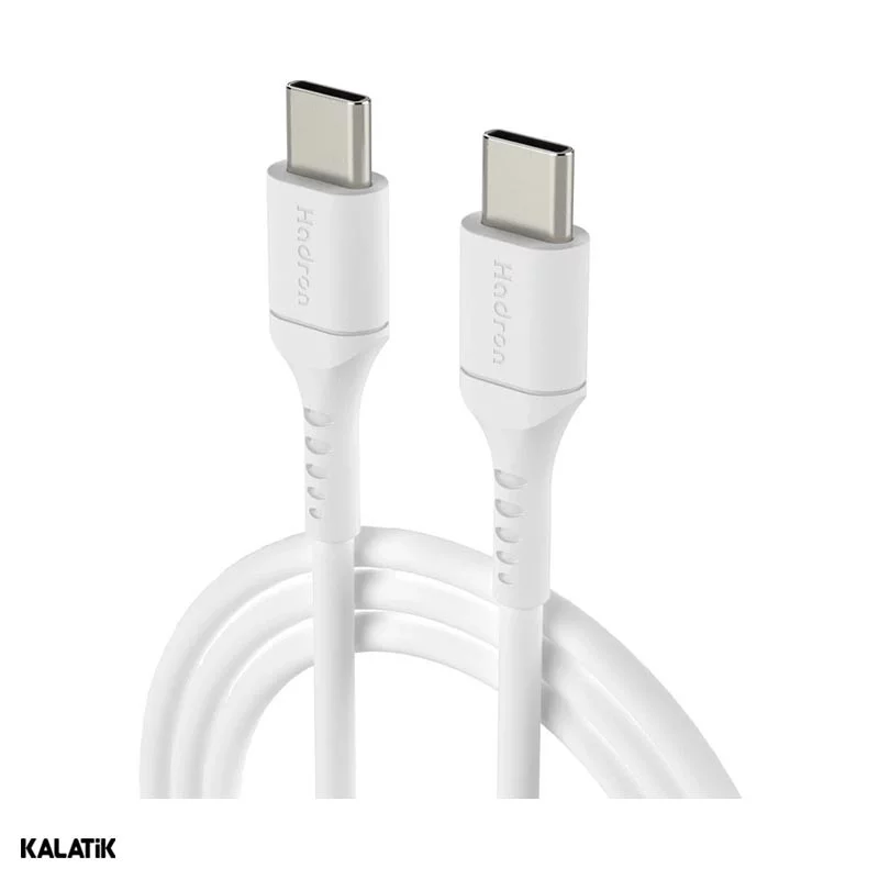 کابل تبدیل USB-C به USB-C هادرون مدل HTC-C-C01L به طول 2 متر