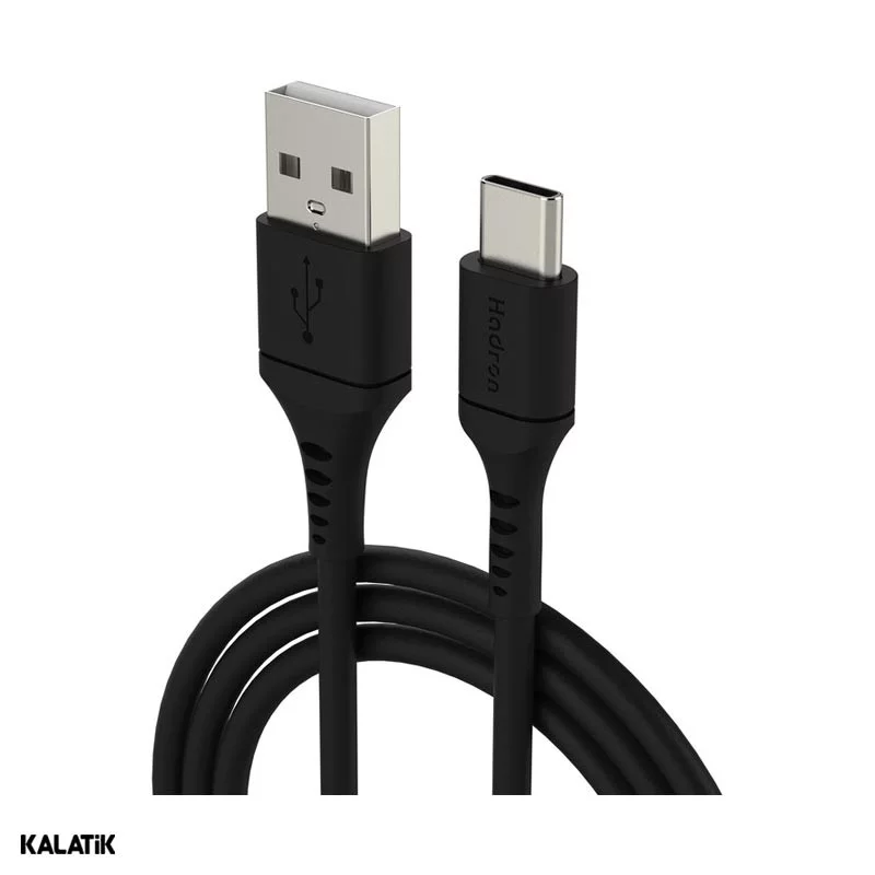 کابل تبدیل USB-A به USB-C هادرون مدل HTC-A-C01L به طول 2 متر